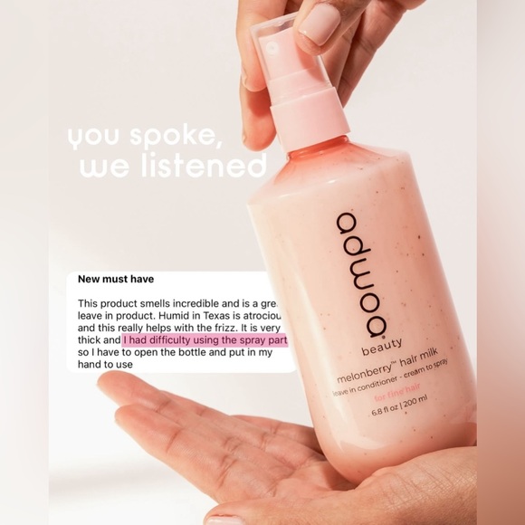 TRADED 💖 Adeoa Beauty Melonberry Hair Milk - Picture 2 of 2